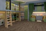 Кварцевый ламинат Damy Floor Family LVT 0036-3-LVT Орех Американский — изображение 5